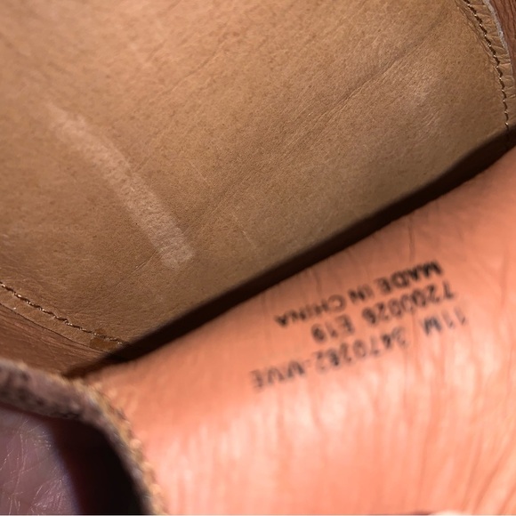 Frye Kenzie Venetian Flats Loafers Pointed cognac fall boho casual leather 198$ - Picture 9 of 9